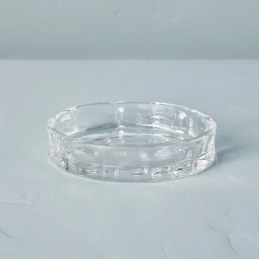 Sculpted Glass Soap Dish Clear - Hearth‎ & Hand Magnolia, Target
